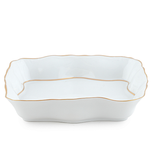 Салатник квадратный 18см Престиж Marquise Gold Queen's Crown