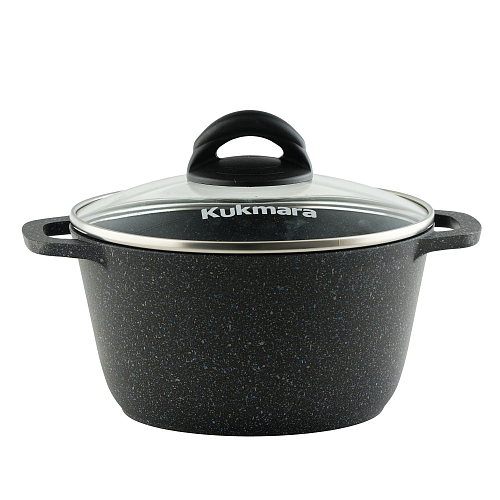 Кастрюля 2,5л с крышкой Granit black Кукмара Кастрюля 2,5л с крышкой Granit black Кукмара
