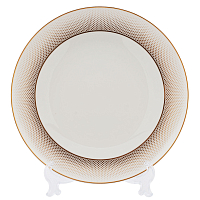 Набор тарелок 27см 6шт Deluxe Shape Rio White Gold  Falkenporzellan 