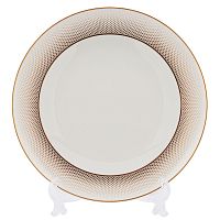 Набор тарелок 27см 6шт Deluxe Shape Rio White Gold  Falkenporzellan 