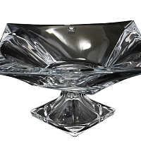 Фруктовница 39см на ножке Quadron Aurum Crystal