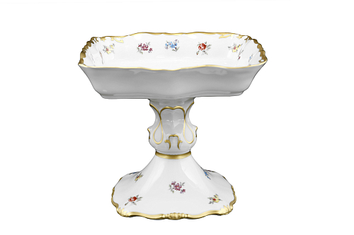 Салатник 19см н/н Мейсенский цветок Queen's Crown