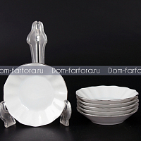 Набор розеток 11см 6шт Платиновый узор б/р Bernadotte