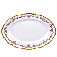 Блюдо овальное 38см 1шт Кастел Queen's Crown