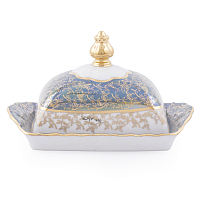 Масленка 1шт Зеленый лист Queen's Crown