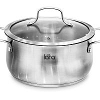 Кастрюля с крышкой 18*10см 2,4л Lara Прованс