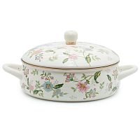 Сотейник эмалир 3,2л 24см с крышкой в под.уп. Magnolia Lenardi