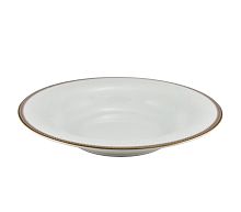 Набор 6 тарелок суп 24см Золотая вышивка Narumi