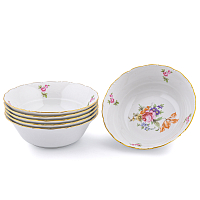Набор салатников 19см 6шт глубокие Полевой цветок