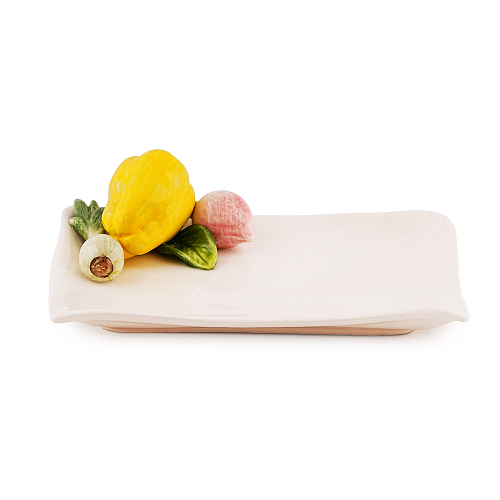 Поднос 22*16см прямоугольный Овощи Annaluma