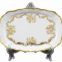 Поднос квадратный 21см 1шт Кастел Queen's Crown