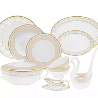 Сервиз столовый 6пер 28пр Жозефина в под.уп. Lenardi