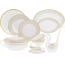 Сервиз столовый 6пер 28пр Жозефина в под.уп. Lenardi