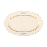 Блюдо овальное 24см 1шт Доминик слоновая кость Мария Луиза Thun