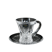 Набор чайных пар180 мл 6пер 12пр Wellington Crystalite Bohemia