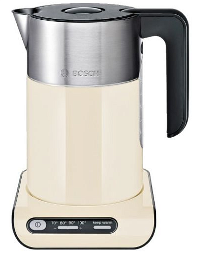 Чайник электрический с подогревом бежевый Bosch