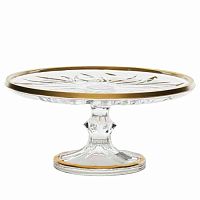Конфетница 19,5см Матовое золото Flame AS Crystal