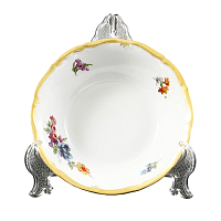 Набор салатников 16см 6шт Мейсенский букет Queen's Crown