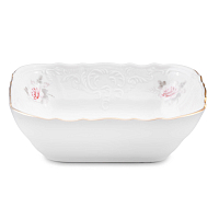 Салатница квадратная 16см Серая роза ZL Bernadotte