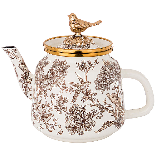 Чайник эмалированный 1л Agness Royal Garden Lefard