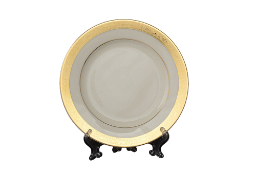 Набор тарелок 21см 6шт Constanza Creme Gold 3064 Falkenporzellan