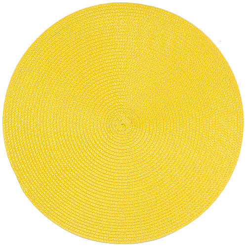 Салфетка сервировочная плейсмат 38см желтая Casual line Nouvelle Daily