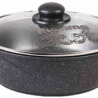 Жаровня 2,4л Гранит black Мечта