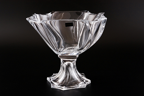 Фруктовница 25,5см на ножке Neptune Crystalite Bohemia
