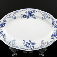 Блюдо овальное 26см Синие розы Bernadotte