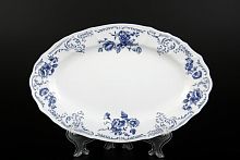 Блюдо овальное 26см Синие розы Bernadotte