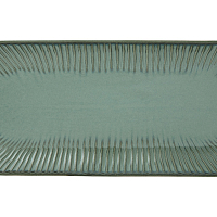 Блюдо прямоугольное 36*16см зелёный Gallery без инд уп Easy Life