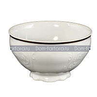 Набор бульонниц 180мл 6шт без ручек Белый узор Bernadotte