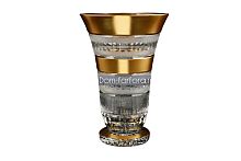 Ваза 30см 1шт хрусталь с золотом Moser Crystal HeArt