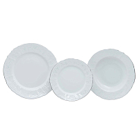 Набор тарелок 18пр Платиновый узор Bernadotte