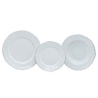 Набор тарелок 18пр Платиновый узор Bernadotte