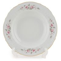 Набор тарелок 23см 6шт глубоких Серая роза ZL Bernadotte