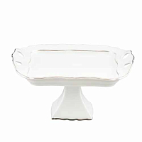 Поднос 30*25см на ножке Престиж Marquise Platinum