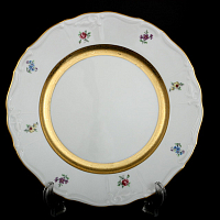 Набор тарелок 25см 6шт Мария Луиза Белая матовая Carlsbad