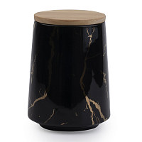 Банка для сыпучих продуктов 650мл черная