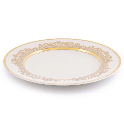 Блюдо круглое 32см 1шт Constanza Creme Gold 9359