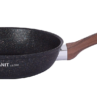 Сковорода 24см с ручкой Granit Ultra Blue