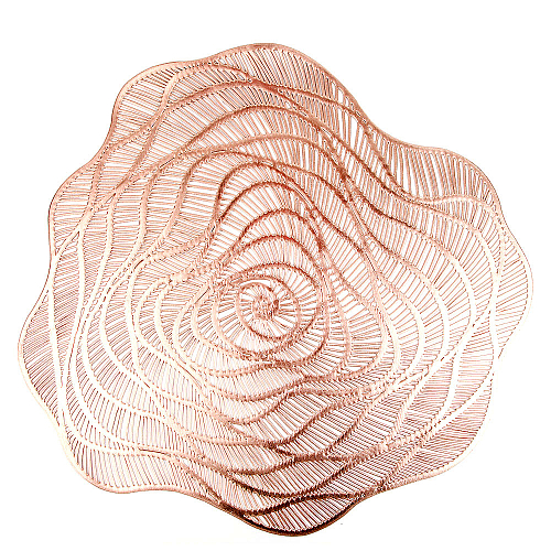 Салфетка сервировочная плейсмат 38см Аjouré бронза Nouvelle Daily