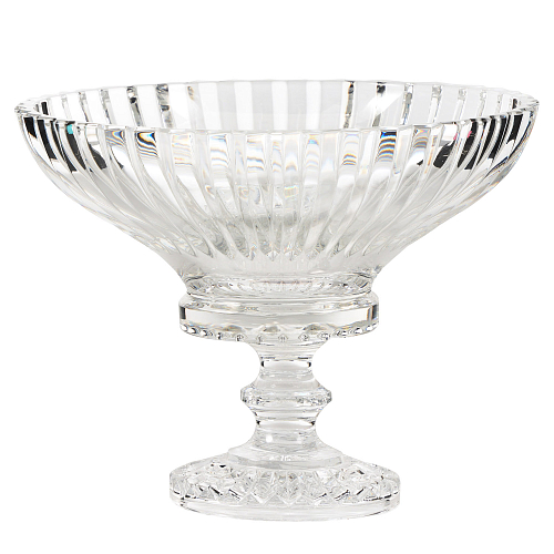 Конфетница 20см на ножке Crown Max Crystal