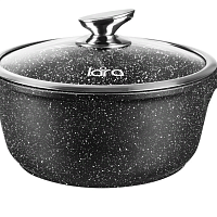 Кастрюля с крышкой 26см 5л  Lara Rio 