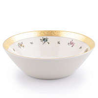 Набор салатников 19см 6шт Flowers Gold Constanza Creme