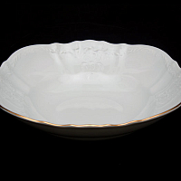 Салатник 23см Белый узор (5шт кор) Bernadotte