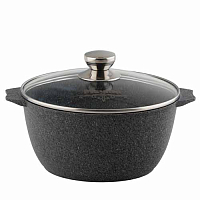 Кастрюля 4л 24см Premium grey Мечта