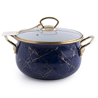 Кастрюля 3л Lacivert Mermer