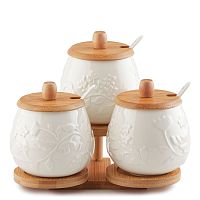 Набор банок для хран-я 3шт 400мл Птички на ветке Elan Gallery