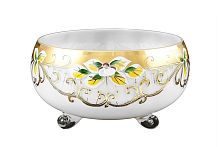 Тройножка 20см золото белый фон Star Crystal 